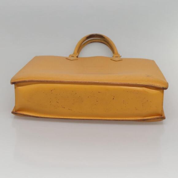 LOUIS VUITTON Epi Sac Plat Hand Bag Yellow M52079 - Picture 5 of 16
